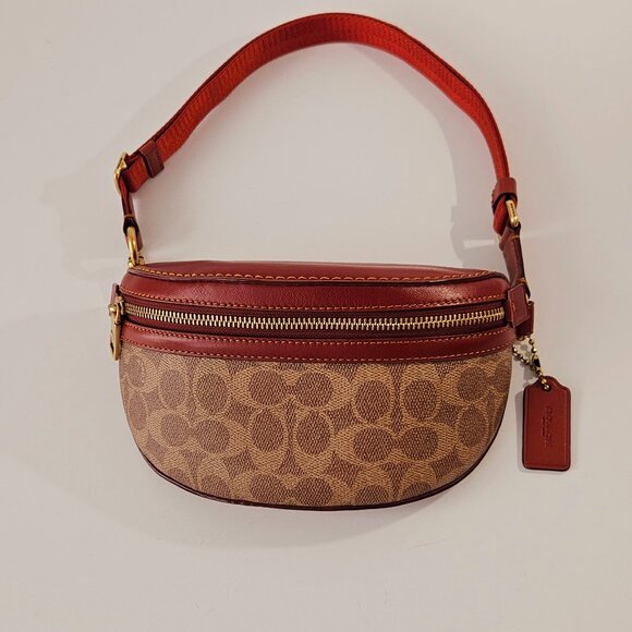 COACH Belt Bag In Signature Canvas - Picture 7 of 9